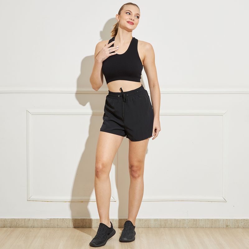 Shorts-Esportivo-Runner-New-Idea-Preto-Iron-Wear