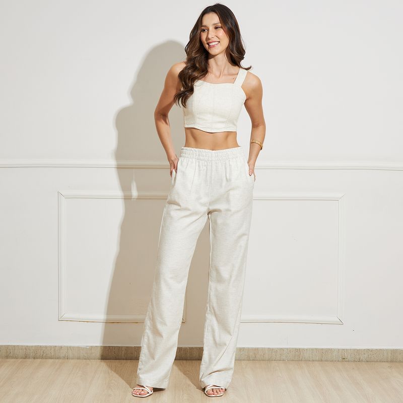 Calca-Jeans-Feminina-Wide-Leg-com-Elastico-Linho-Cru-Sawary