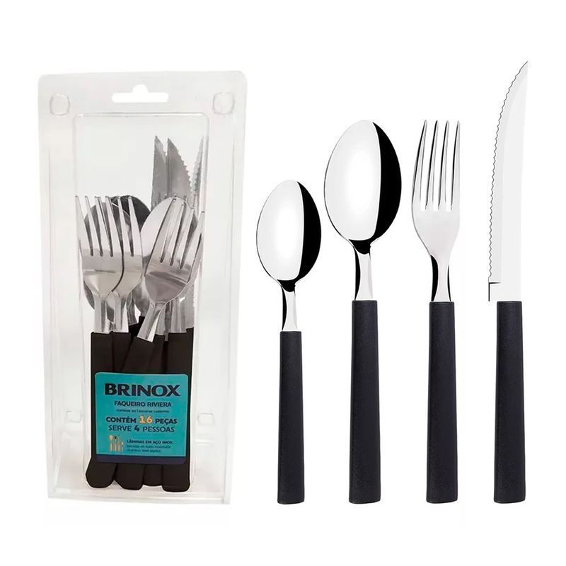 Faqueiro-Aco-Inoxidavel-Riviera-16-Pecas-Preto-Brinox