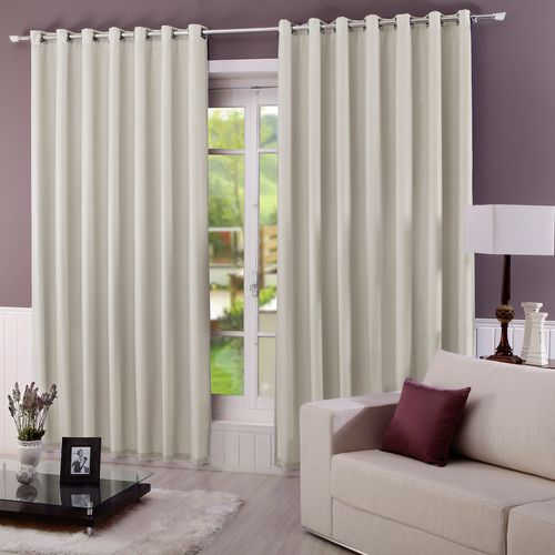 Cortina Blackout Corta Luz com Tecido Voil 2,30m x 2,80m M&C Cortinas