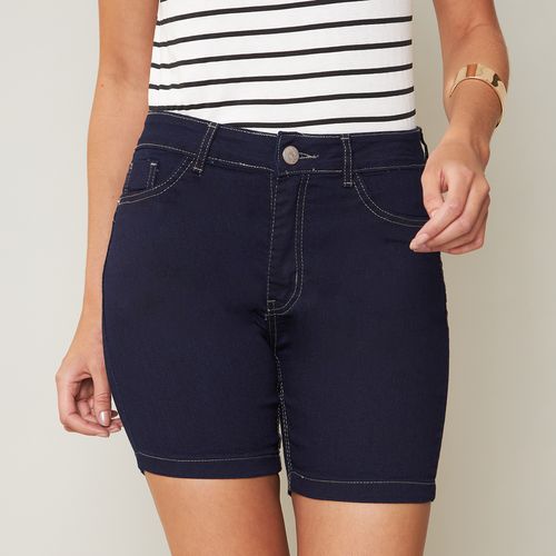 Bermunda Jeans Feminina Meia Coxa