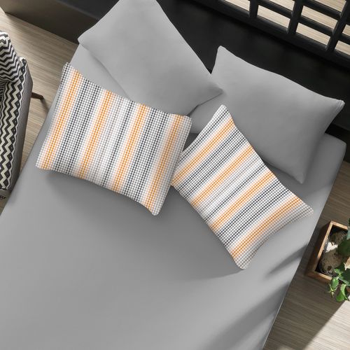 Jogo de Cama King Caracas 3 Peças Cinza Portallar