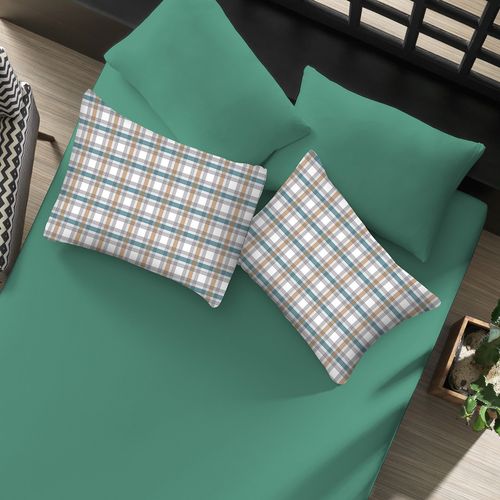 Jogo de Cama Queen São Paulo 3 Peças Verde Portallar