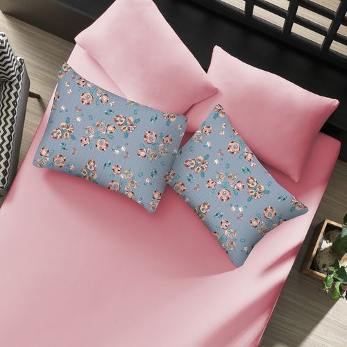 Jogo de Cama Queen Miraflores 3 Peças Rosa Portallar