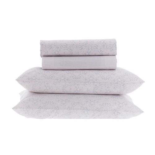 Jogo de Cama Solteiro New Innovi Tuene 180 Fios 03 Peças Kacyumara