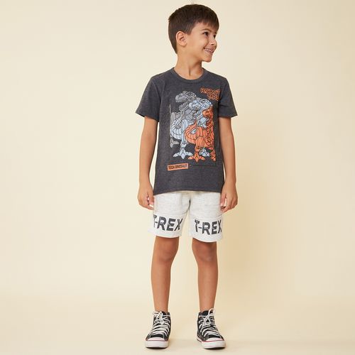 Conjunto Robot T-Rex Infantil Rollu
