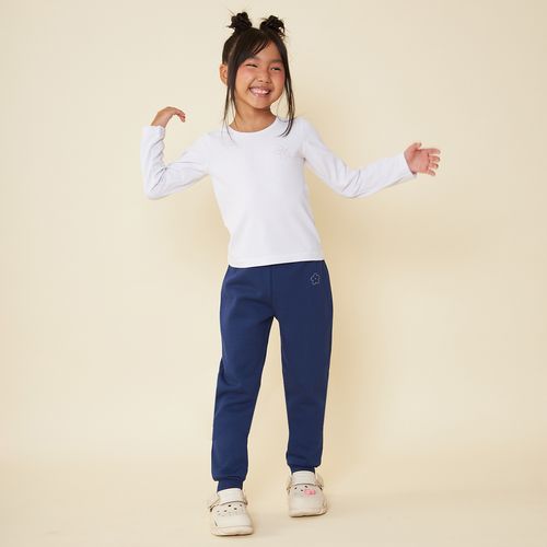 Calça Infantil Jogger Moletom Unicórnio