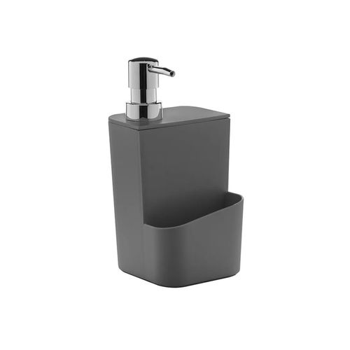 Dispenser Para Detergente com Porta-esponja Integrado 650ml Preto OU