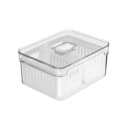 Organizador com Cesto Duplo 2,2 Litros Clear Fresh OU 9,5 x 15 x 20cm