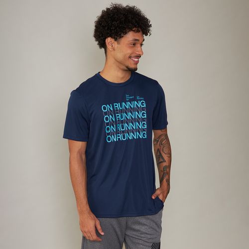 Camiseta Masculina Esportiva Azul Marinho