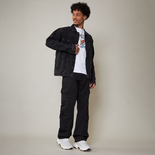 Calça Jeans Black Masculina Cargo