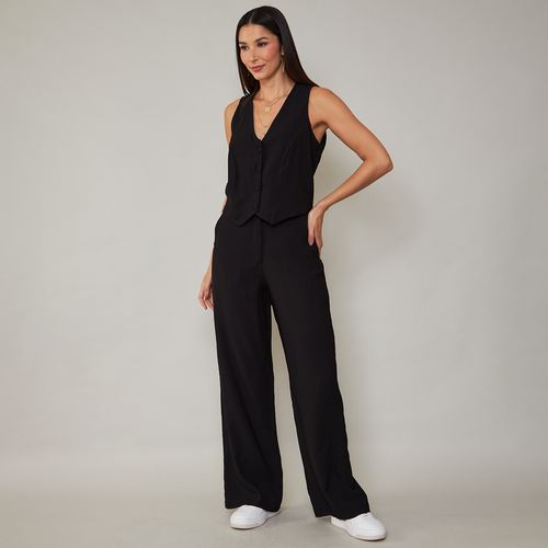 Calça Alfaiataria Feminina com Bolsos