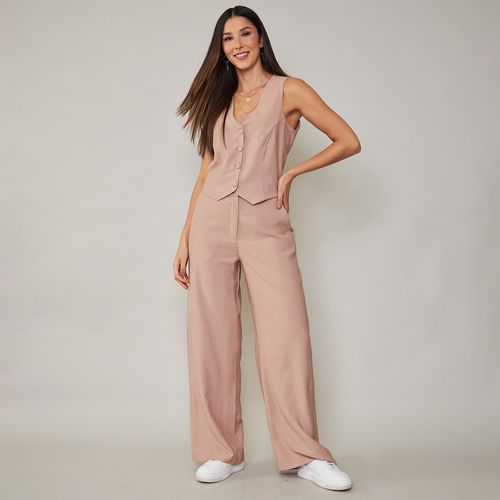 Calça Alfaiataria Feminina com Bolsos