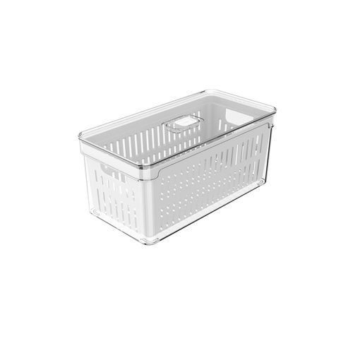 Organizador com Cesto 5L Clear Fresh OU 15 x 30 x 13cm