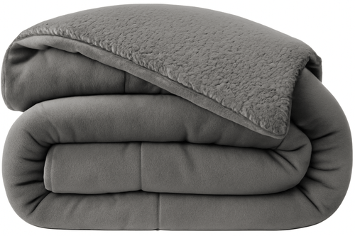 Coberdrom Dupla Face Winter Colors Solteiro Lavive Cinza