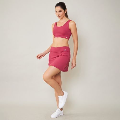 Shorts-Saia Básico Esportivo Vinho Iron Wear