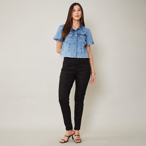 Murano Calça Jeans Skinny Feminina Preta