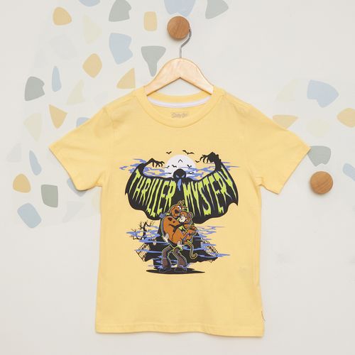 Camiseta Infantil Scooby-Doo Amarela