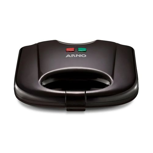 Sanduicheira e Grill Arno SACB, Antiaderente, Preta, 127V, Fácil Limpeza, Compacta e Versátil