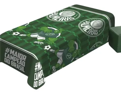 Manta Palmeiras Soft Solteiro 1,50 x 2,00m Fun Jolitex