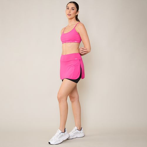 Short-Saia Esportivo Rosa Selene