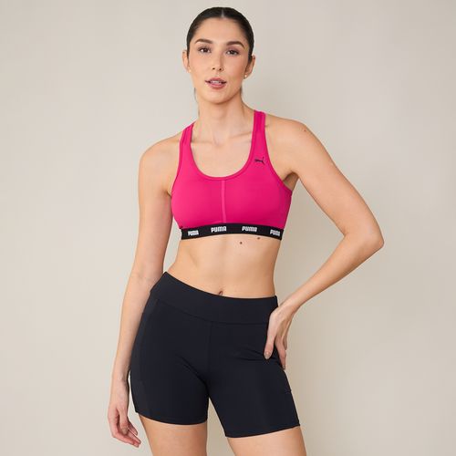 Top Esportivo com Elástico Rosa Puma