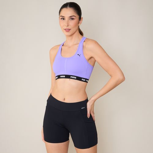 Top Esportivo com Elástico Lilás Puma