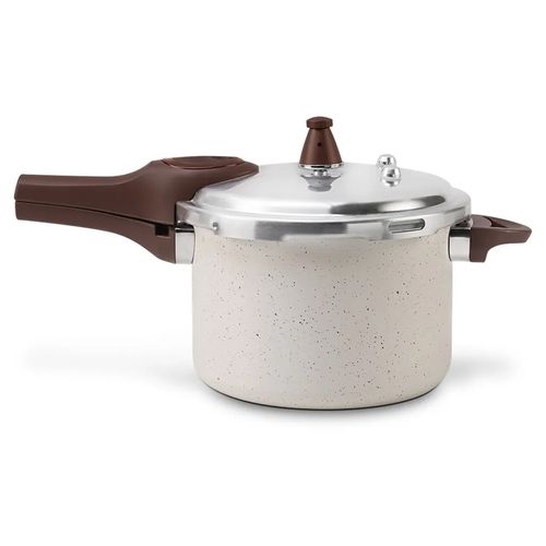 Panela de Pressão Brinox 4,2L Bege Vanilla Ceramic Life Pressure