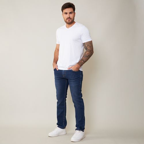Sawary Calça Jeans Masculina Skinny