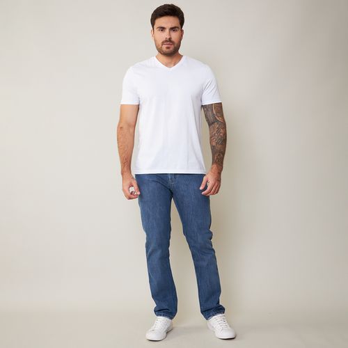 Sawary Calça Jeans Masculina Slim