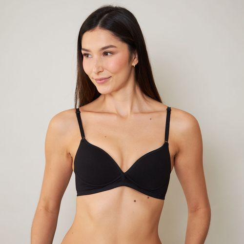 Kit Sutiã 2 Peças Base Com Bojo Antialérgico Multicor Delcotton