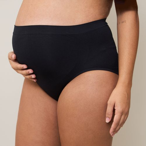 Calcinha Maternity Preta sem Costura Zee Rucci