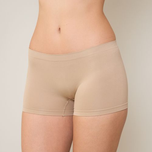 Calcinha Boxer sem Costura Bege