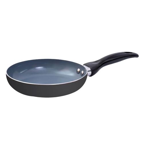 Frigideira Antiaderente de Alumínio 22cm 1,05L Preta Oikos