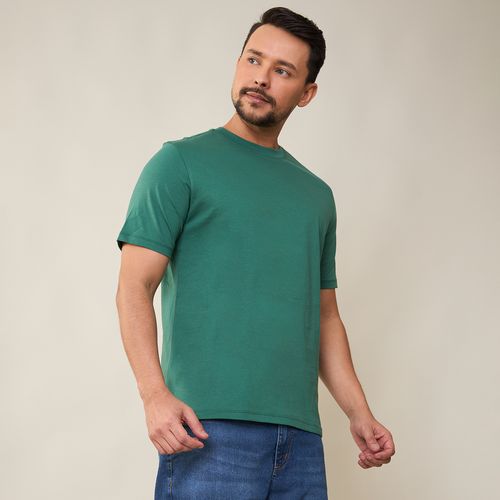 Camiseta Masculina Algodão Peruano Verde