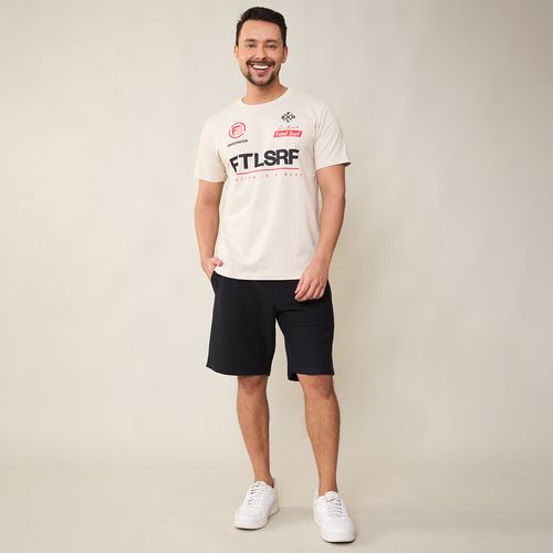 Bermuda Masculina Tecido Texturizado com Cordão