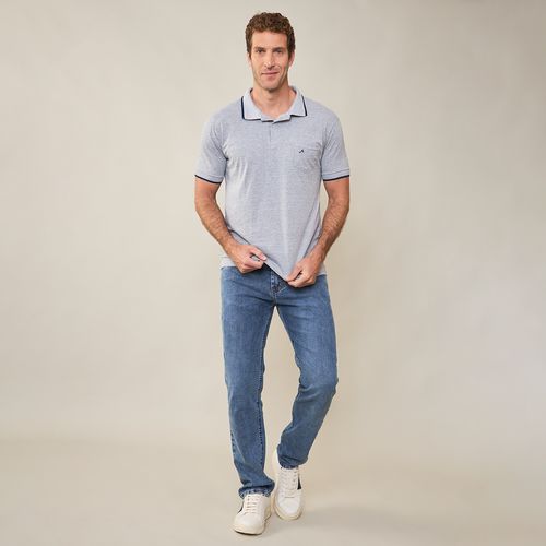 Sawary Calça Reta Jeans Masculina