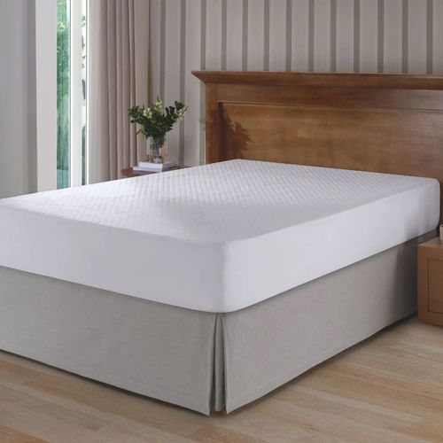 Protetor de Colchão Impermeável King Branco Hedrons