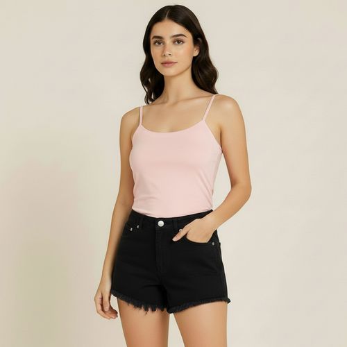 Regata Feminina Alças Finas Rosa