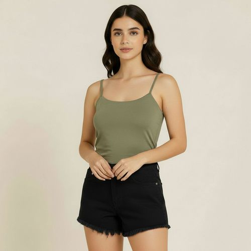 Regata Feminina Alças Finas Verde