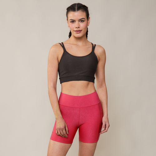 Shorts Feminino Esportivo Rosa Pink Iron Wear