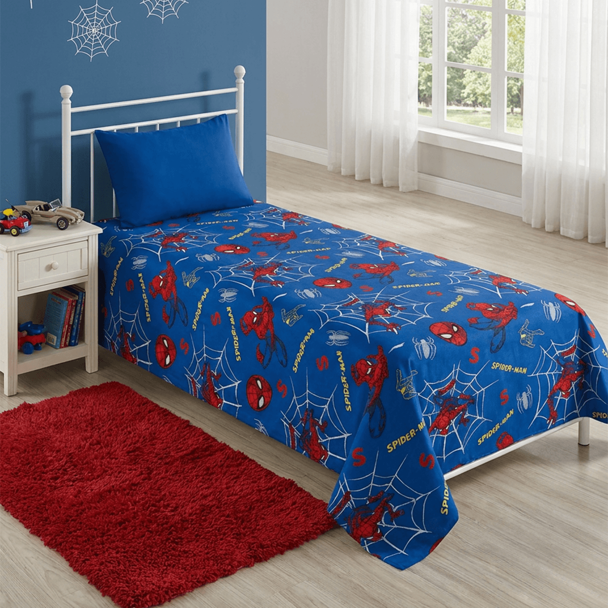 Manta Fleece Spiderman Lepper Solteiro 150x250cm