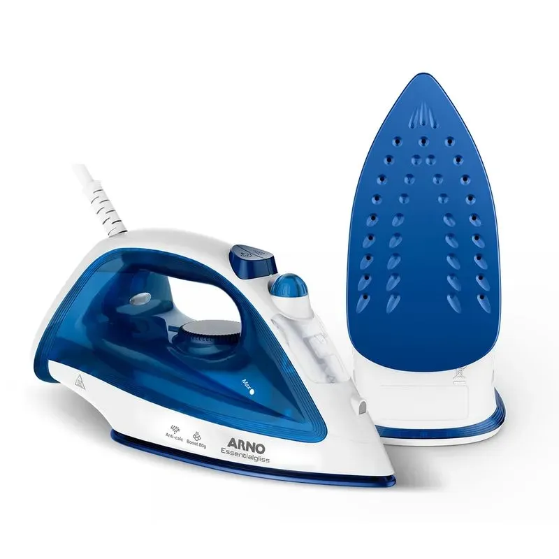 Ferro a Vapor Arno Essentialgliss FEA1 Azul e Branco
