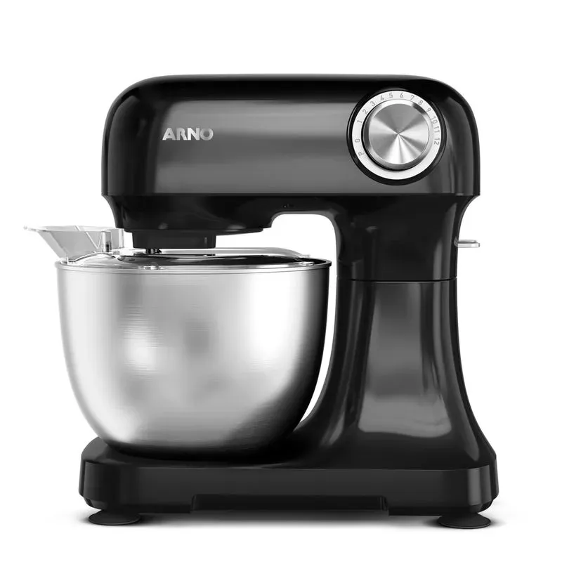 Batedeira Planetária Arno Bake Easy KM10 500W Tigela Inox 3,5L Preto Azulado